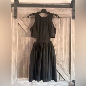 Sans Souci Black Backless Dress